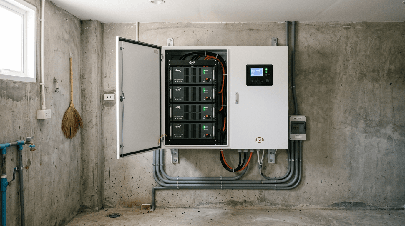 Wall-mounted lithium battery storage cabinet